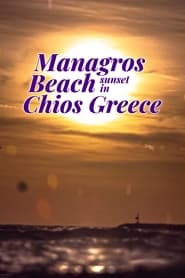 Managros Beach Sunset in Chios Greece' Poster