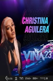 Christina Aguilera at Via del Mar Festival' Poster