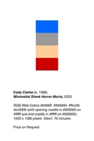 Minimalist Shark Horror Movie' Poster