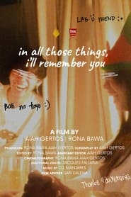 In All Those Things Ill Remember You' Poster