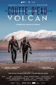 Une goutte deau sur un volcan' Poster