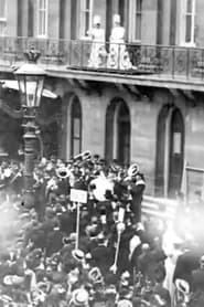 The Queen and the Queen Mother on the Palace Balcony Responding to the Call of the Populace Coronation of Wilhelmina' Poster