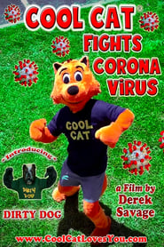 Cool Cat Fights Coronavirus' Poster