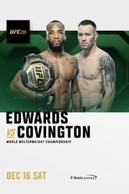 UFC 296 Edwards vs Covington' Poster