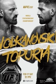 UFC 298 Volkanovski vs Topuria' Poster