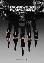 2023 LE SSERAFIM TOUR FLAME RISES IN JAPAN' Poster