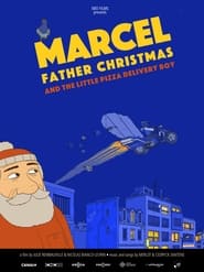 Marcel Father Christmas and the little pizza delivery boy' Poster