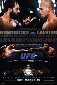 UFC 171 Hendricks vs Lawler' Poster