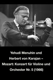 Yehudi Menuhin und Herbert von Karajan  Mozart Konzert fr Violine und Orchester Nr 5' Poster