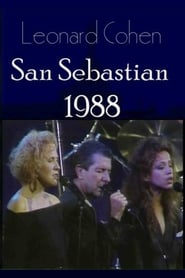 Leonard Cohen San Sebastin 1988' Poster