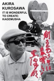 Akira Kurosawa It Is Wonderful to Create Kagemusha' Poster