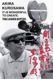 Akira Kurosawa It Is Wonderful to Create The Lower Depths' Poster