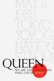 Queen  We Are The Champions  Final Live In Japan' Poster