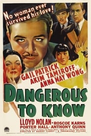Dangerous to Know' Poster