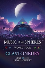 Coldplay  Live at Glastonbury' Poster