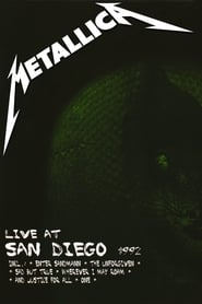 Metallica Live at San Diego' Poster