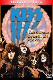 Kiss 1977 Live at Cobo Hall Detroit' Poster