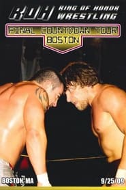 ROH The Final Countdown Tour  Boston' Poster