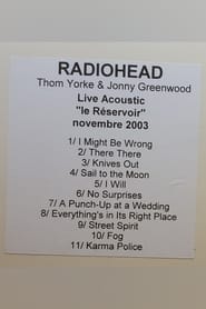 Thom Yorke and Jonny Greenwood  Acoustic at Le Reservoir' Poster