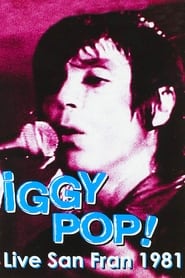 Iggy Pop Live San Fran 1981' Poster