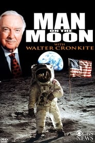 Man on the Moon with Walter Cronkite' Poster