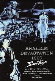 Savatage Anaheim Devastation 1990' Poster