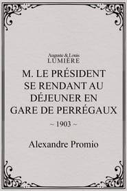 M le prsident se rend au djeuner en gare de Perrgaux' Poster