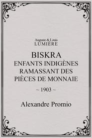 Biskra  enfants indignes ramassant des pices de monnaie' Poster