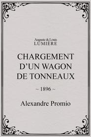 Chargement dun wagon de tonneaux' Poster