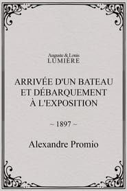 Arrive dun bateau et dbarquement  lexposition' Poster