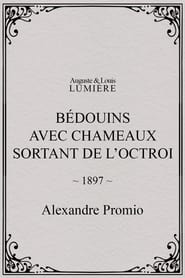 Bdouins avec chameaux sortant de loctroi' Poster