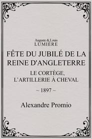 Fte du jubil de la reine dAngleterre  le cortge lartillerie  cheval' Poster