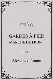 Gardes  pied  marche de front' Poster