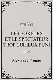 Les boxeurs et le spectateur trop curieux puni' Poster