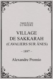 Village de Sakkarah cavaliers sur nes' Poster