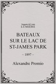 Bateaux sur le lac de StJames Park' Poster