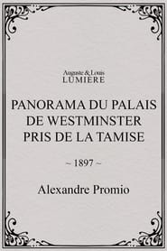 Panorama du palais de Westminster pris de la Tamise' Poster