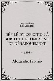 Dfil dinspection  bord de la compagnie de dbarquement' Poster