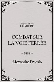 Combat sur la voie ferre' Poster