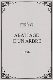 Abattage dun arbre' Poster