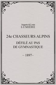 24me chasseurs alpins  dfil au pas de gymnastique' Poster