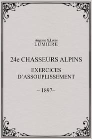 24me chasseurs alpins  exercices dassouplissement' Poster