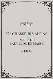 27me chasseurs alpins  dfil du bataillon en masse' Poster