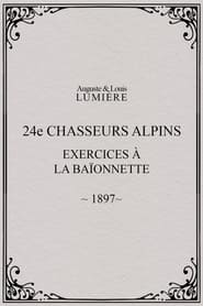 24me chasseurs alpins  exercices  la baonnette' Poster