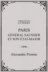 Paris  gnral Saussier et son tatmajor' Poster