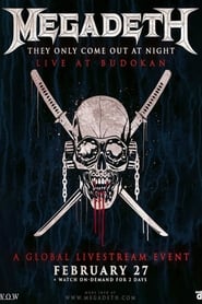 Megadeth  They Only Come Out At Night Live At Budokan 2023' Poster