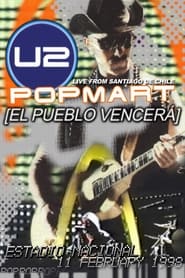 U2 Live from Santiago 1998' Poster