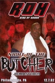 ROH Night of The Butcher' Poster