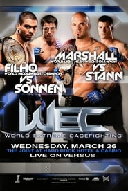 WEC 33 Marshall vs Stann' Poster