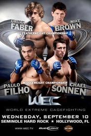 WEC 36 Faber vs Brown' Poster